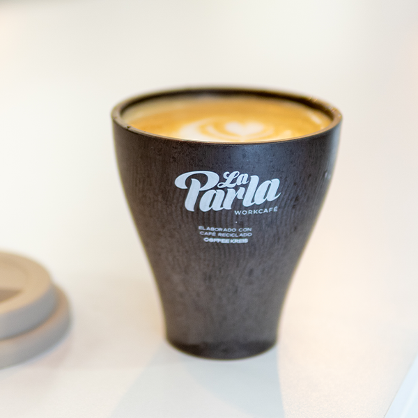Vaso La Parla – Hecho con Residuos de Café + Café Gratis ☕🌱
