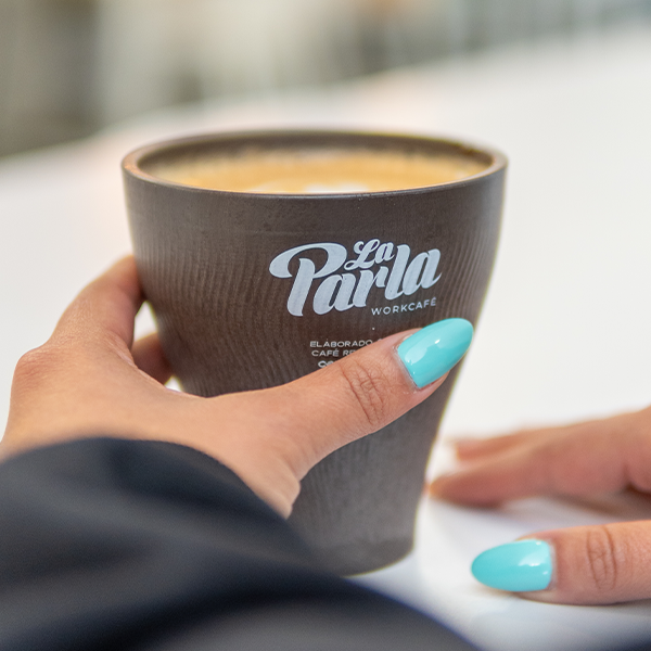 Vaso La Parla – Hecho con Residuos de Café + Café Gratis ☕🌱